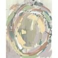 thumbnail image 2 of Goldberger, Jennifer 26x32 White Modern Wood Framed Museum Art Print Titled - Pastel Around I, 2 of 4