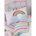 thumbnail image 1 of Rapport Boys/Girls Rainbow Fitted Sheet Set, 1 of 1
