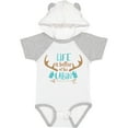 thumbnail image 3 of Inktastic Life is Better at the Cabin, Deer Antlers, Camping Boys or Girls Baby Bodysuit, 3 of 5