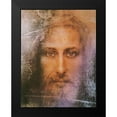 thumbnail image 2 of Archivio 12x14 Black Modern Framed Museum Art Print Titled - Jesus Christ Face sacred shroud, 2 of 5