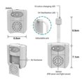 thumbnail image 3 of 2 Pack LED Toilet Night Light, Light Detection Sensor Shark Tank Seat Light - ZJKDGJKJ, 3 of 3