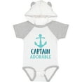thumbnail image 3 of Inktastic Captain Adorable, Boat Anchor, Sailor, Sailing Boys Baby Bodysuit, 3 of 5
