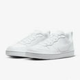 thumbnail image 3 of Nike Court Borough Low Recraft Boys DV5456-106 (White/White-White), Size 6.5, 3 of 4