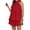 A Red, variant on Summer Dresses for Women Backless Tie Halter Neck Loose Ruffle Mini Mesh Sundress Flowy Vacation Party Going Out Dresses S-2XL