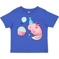 thumbnail image 3 of Inktastic Cute Axolotl Birthday with Cupcake Boys or Girls Toddler T-Shirt, 3 of 5