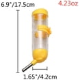 thumbnail image 3 of 3 in 1 Hamster Hanging Water Bottle Pet Auto Dispenser with Base for Dwarf Hamster Mouse Rat Hedgehog, 3 of 7