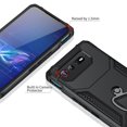 thumbnail image 3 of For Asus ROG Phone 6 5G/ROG Phone 7 5G PC+TPU Phone Case Anti-Slip Kickstand Phone Cover, 3 of 5