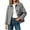 Black, variant on Staron Women's Plaid Tops Casual Button Down Collared Long Sleeve Fall Coat Tops with Pockets, Black M