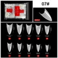 thumbnail image 2 of 500PCS French Point Ballet Nail Clear Gelly Tips Soft Gel Full Cover Nail Tips, 2 of 2