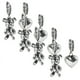 thumbnail image 1 of Pendientes con corazones BearLove01 4Pzas Oso/Corazón Plata Acero Inoxidable., 1 of 2
