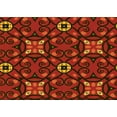 thumbnail image 1 of Ahgly Company Indoor Rectangle Patterned Saddle Brown Area Rugs, 6' x 9', 1 of 6