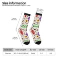 thumbnail image 2 of KLL Dog Doing Yoga Print Cool Socks Men's Women's Crew Socks Funny Crazy Novelty Stockings, 2 of 6