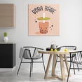thumbnail image 2 of Stupell Industries Boba Babe Bubble Tea Quotes and Sayings Painting Wrapped Canvas Canvas Art Print Wall Art, 36 x 36, 2 of 7