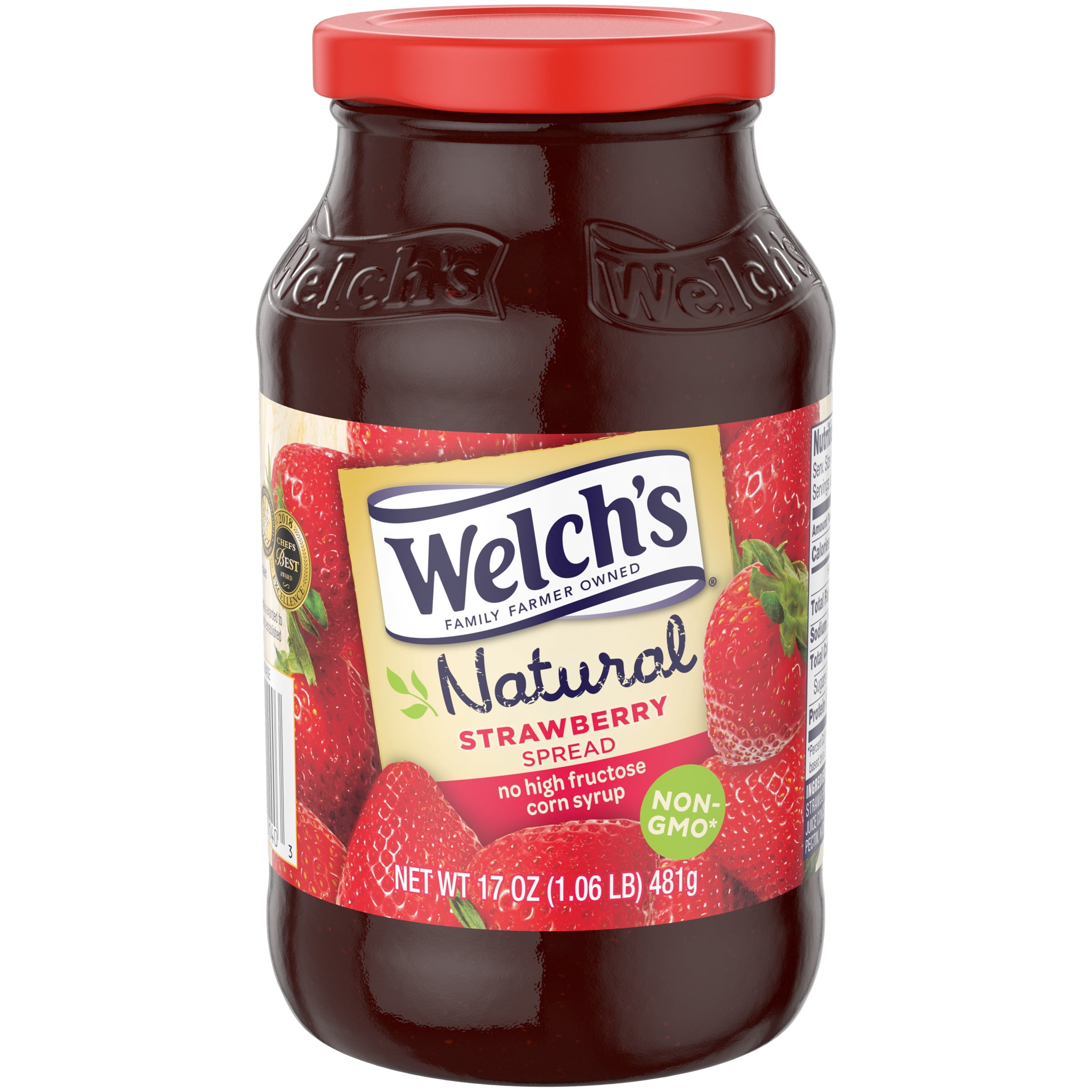 Welch's Natural Strawberry Spread, 17 oz