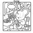 thumbnail image 3 of Libro para colorear Coco Wyo Comfy Days para adultos y adolescentes, 3 of 5