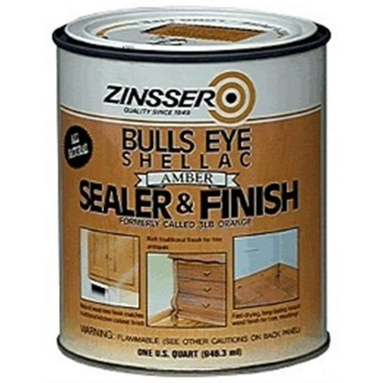 Zinsser Clear Bulls Eye Shellac, 1 Gallon