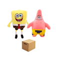 thumbnail image 1 of Peluche Bob Esponja  y Patricio Estrella 35 cm 2 unidades Belug Multicolor, 1 of 5
