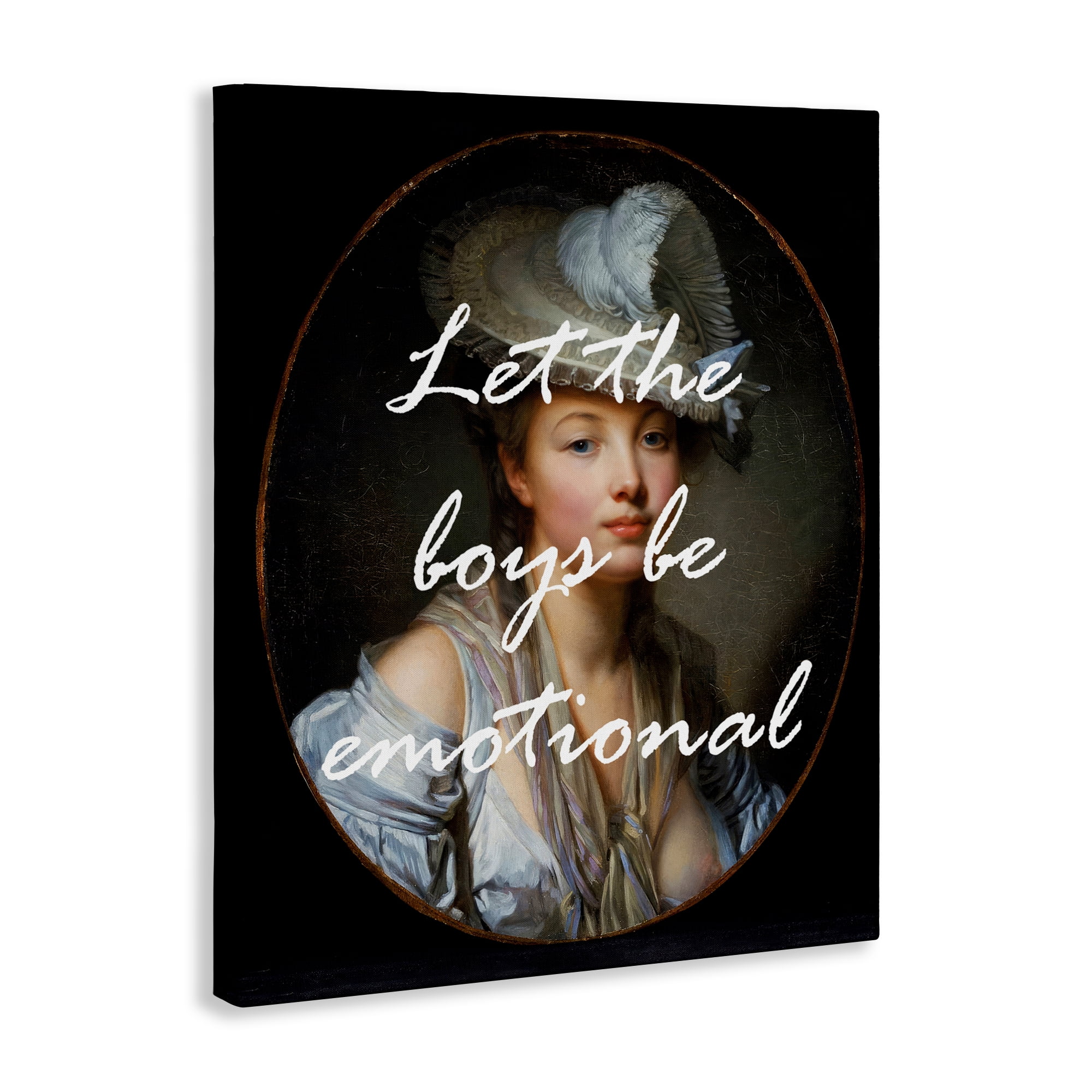Stupell Industries Let The Boys Be Emotional Canvas Wall Art, design by Tina LeCour