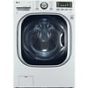 LG WM3997HWA - Washer/dryer - width: 27 in - depth: 29.8 in - height: 38.7 in - front loading - 4.3 cu. ft - 1300 rpm - white