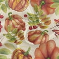 thumbnail image 2 of Coolnut Berries Thanksgiving Pumpkins Round Tablecloth 60", Waterproof Stain and Wrinkle Resistant Washable Decorative Table Covers for Kitchen Dining Party Christmas Decor, 2 of 7