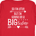thumbnail image 4 of Inktastic So I'm Little, but I'm Gonna Be a Big Sister Girls Long Sleeve Toddler T-Shirt, 4 of 5