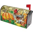 thumbnail image 3 of Autumn Pumpkin Mailbox Covers Magnetic Standard Size 18" X 21" Fall Red Cardinal Bird Mailbox Cover Thanksgiving Decorations Post Mailbox Wraps Letter Box Cover for Home Garden Yard Outside, 3 of 6