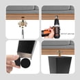 thumbnail image 4 of Wood Furniture Legs 4 inch Sofa Legs Pack of 4 Square Couch Legs Brown Mid-Century Modern Replacement Legs for Armchair Recliner Coffee Table Dresser, 4 of 6