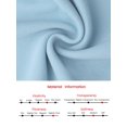 thumbnail image 6 of DARING DIVA Women's Knee Length Long Sleeve Tie Waist Work Sheath Dress M Light Blue, 6 of 6