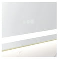 thumbnail image 5 of LED Bathroom Mirror 55x30 Inch, Front & Backlit Vanity Mirror, Aluminum Frame, Anti-Fog, Dimmable, 3 Color Temperatures, Wall Mounted, 5 of 6