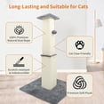 thumbnail image 6 of Cat Scratching Post, 32" H Sturdy Durable Cat Scratcher Natural Sisal Fibers Indoor Toys, 6 of 9