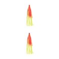 thumbnail image 2 of Cebos de Calamar artificiales Greeniant 20cm señuelo de Calamar luminoso color Rosa y Verde, 2 of 6