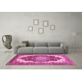 thumbnail image 3 of Ahgly Company Indoor Round Persian Pink Traditional Area Rugs, 4' Round, 3 of 4