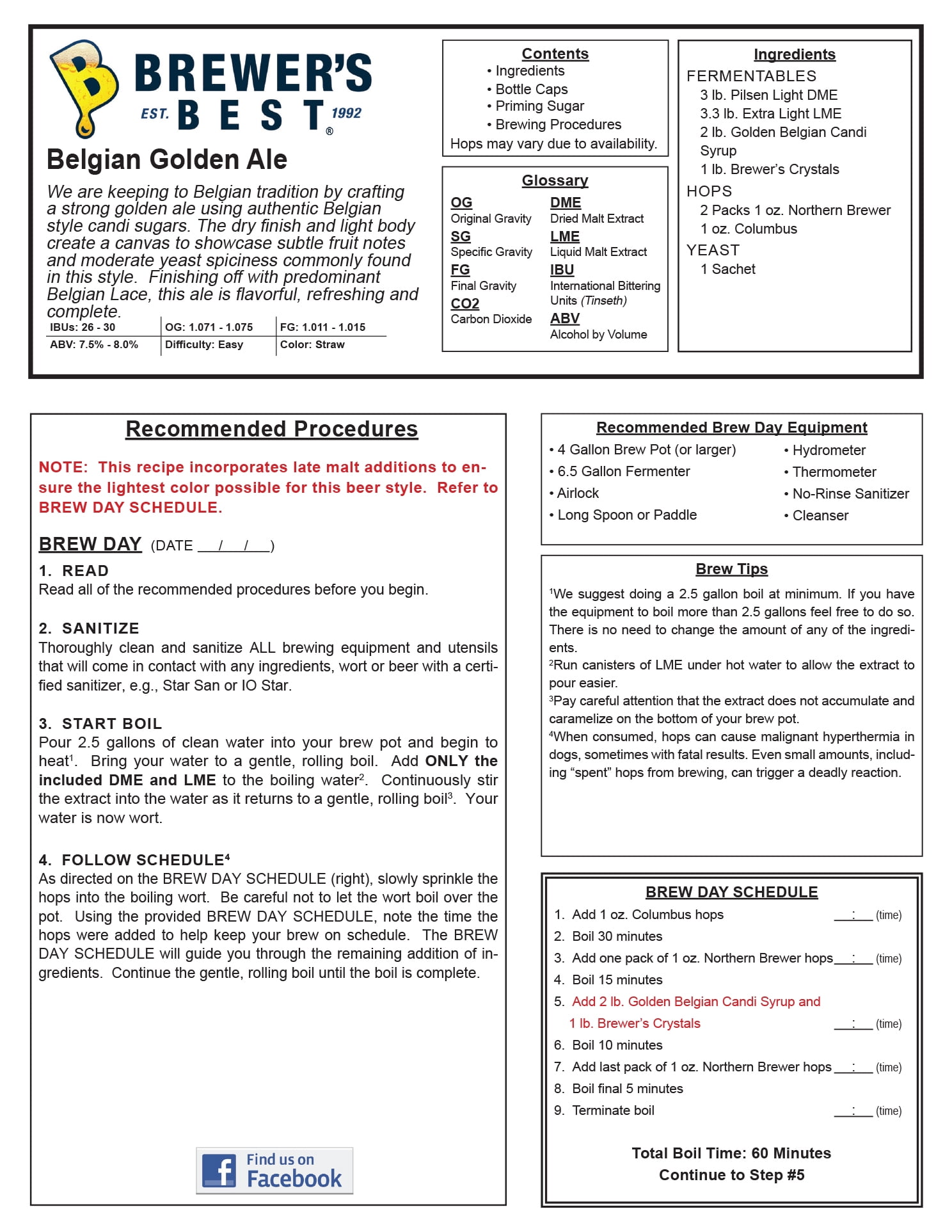 Belgian Golden Ale