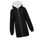 thumbnail image 2 of Sudadera con Capucha Larga Cierre de Cremallera con Bolsillos Chaqueta Cardigan Gruesa de Invierno Mujer S Yinane Abrigo tipo cárdigan extragrande de polar, 2 of 6