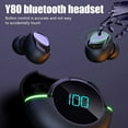 thumbnail image 4 of TWS Y80 Wireless Bluetooth Earphones Stereo Sport Fitness Waterproof Headphones Y50 TWS Digital Display Headset Earbuds With Mic, 4 of 6
