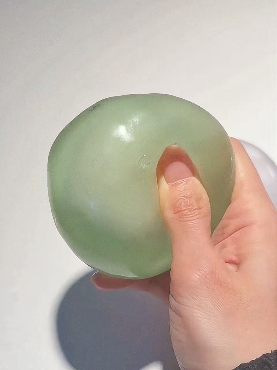 Multi-Color Coconut Oil Balm Stress Ball - Squeeze for ASMR Sensory Relief, Adult Fidget Gadget for Anxiety & Focus