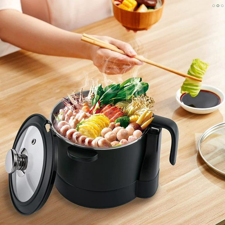 MIDUO 3-in-1 Smart Lifting Electric Hot Pot with Steaming Basket Low Sugar  Rice Cooker for Home