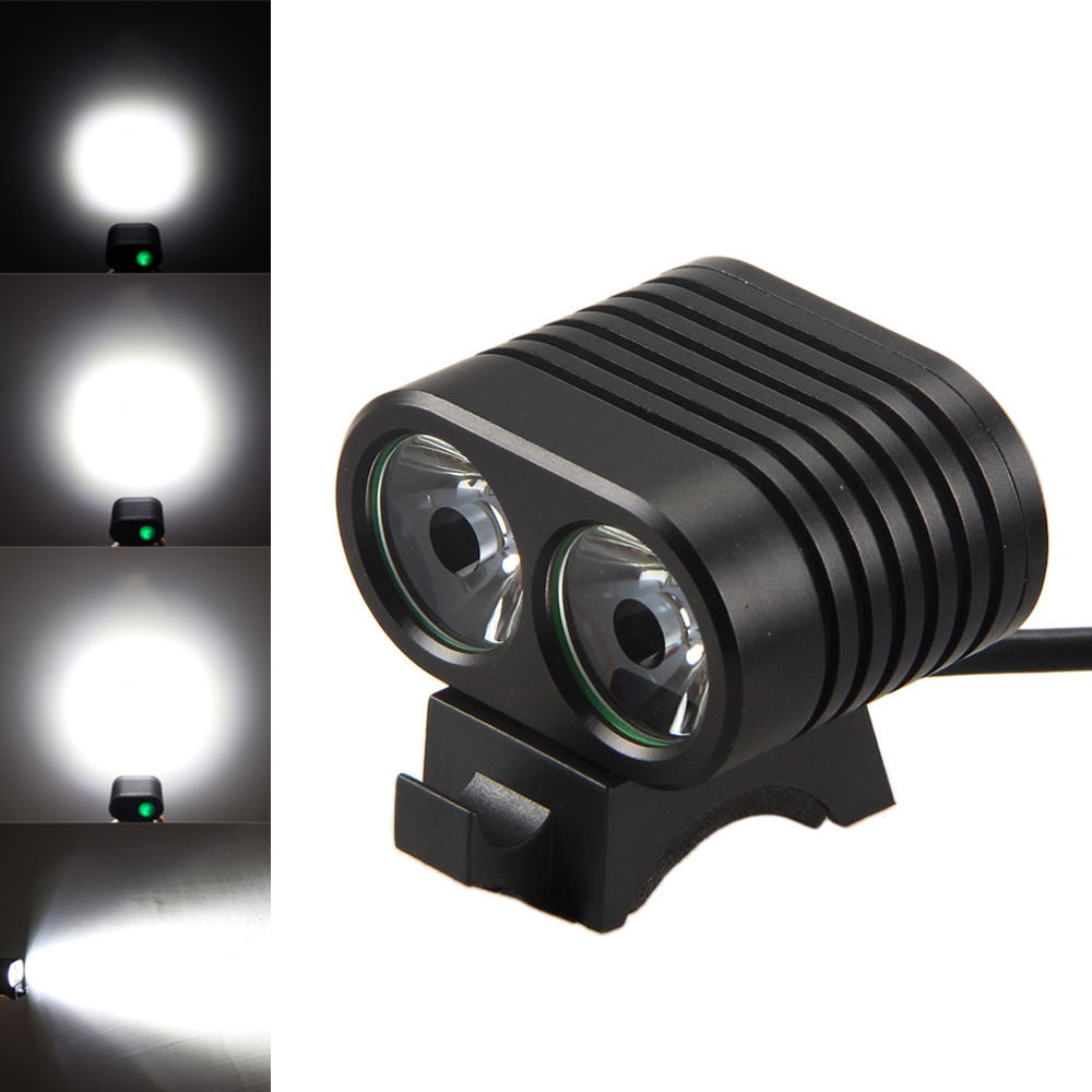 8000LM 2x XM-L2 LED Cyce Front Bicycle Bike Light Headlight Headlamp White US 