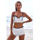 thumbnail image 3 of ABPHQTO Bañador Push Up Full Cup Talle Alto Mujer Blanco, 3 of 5