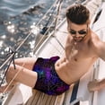 thumbnail image 2 of luoweisi Men's Beach Shorts Quick Dry Swim Trunks with Mesh Lining Halloween Spider Web L, 2 of 5