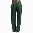 thumbnail image 3 of Gubotare Men's Pants Big and Tall Mens Cargo Pants Elastic Waist for Men Casual Long Trousers Pants (Green,XXL), 3 of 4
