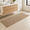 Beige-2' X 6' (Runner), variant on Waffle Runner Rug Bathroom Long Boho Bath Mat 72x24 Black & Khaki