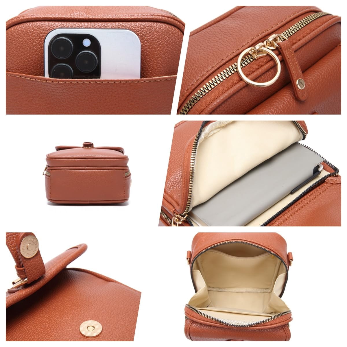 Phone Crossbody Bag, Anti Theft Crossbody Bag women, Strap Stylish Cell Phone Organizer for Daily Use Durable
