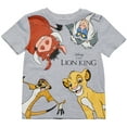 thumbnail image 4 of Disney Lion King Simba Timon Pumbaa Little Boys 3 Pack T-Shirts Infant to Big Kid, 4 of 5