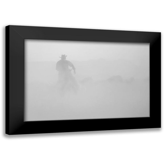 Uzumcu, Suleyman 14x11 Black Modern Framed Museum Art Print Titled - Cowboy