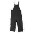 thumbnail image 1 of Monos informales para mujer, 2 bolsillos laterales, holgados, piernas anchas, monos de verano de Color puro para verano, negro, 2XL, 1 of 12
