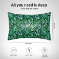 thumbnail image 5 of Pofeuu Monstera Leaves Print Satin Pillowcase for Hair and Skin Pillow Cases, Silk Pillow Cases, Soft Cooling Pillow Covers, 20x30 Inches（Pillow core not included）, 5 of 7