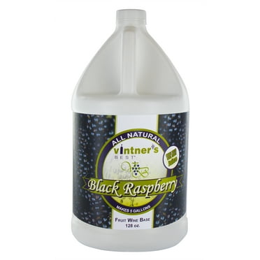 Vintner's Best Black Raspberry Fruit Wine Base-128 oz. Jug