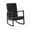 Brown, variant on ACME Raina Faux Leather Upholstered Rocking Chair in Dark Brown and Espresso