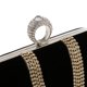 thumbnail image 3 of Bolso de Cadena de Hombro de Mujer Elegante para Mujer, Bolso de Noche para Graduación, Bolso de Mano con Diamantes, Regalo - Negro Sunnimix Bolso de noche de mujer, 3 of 7